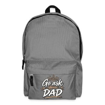 Maman - cadeau drôle - - Sac à dos - gris éléphant - Devant