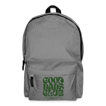 Good Dads Club – Powered by Love & Espresso  - Rucksack - Mittelgrau - Vorne