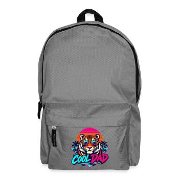Tiger Retro Sonnenbrillen Dad - Rucksack - Mittelgrau - Vorne
