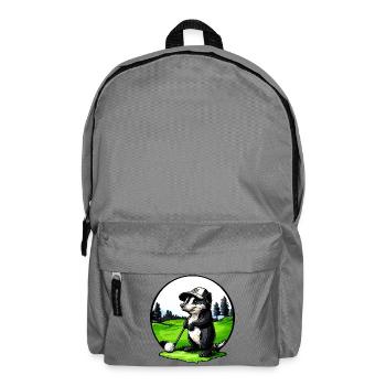 Stinktier Golfspieler - Rucksack - Mittelgrau - Vorne