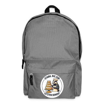 Stabile Dachs Torte Schicht - Rucksack - Mittelgrau - Vorne