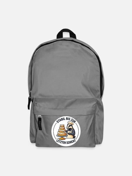 Stabile Dachs Torte Schicht - Rucksack - Mittelgrau