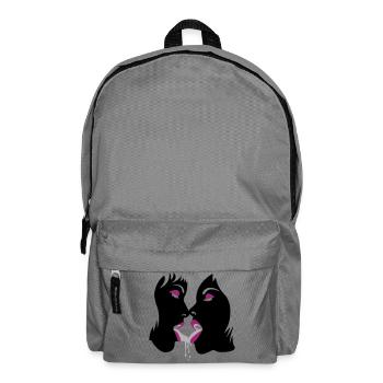 fluffy girls - Rucksack - Mittelgrau - Vorne