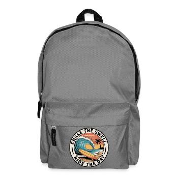 Chase the Swell, Ride the Day - Rucksack - Mittelgrau - Vorne