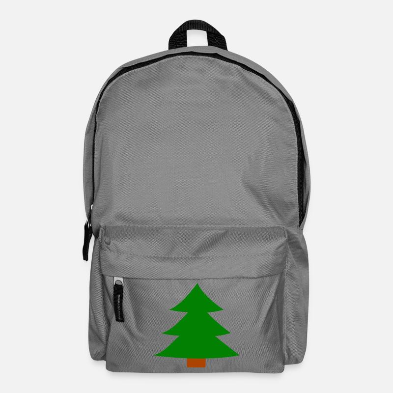 Christmas Tree Silhouette - Backpack - elephant grey