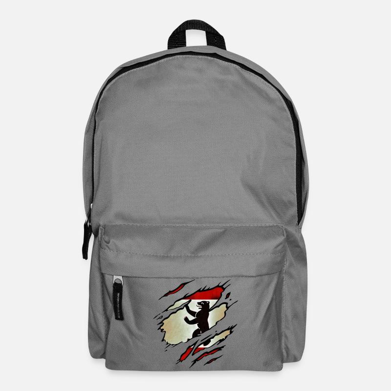 Berlin Zerrissen - Berlin - Rucksack - Mittelgrau