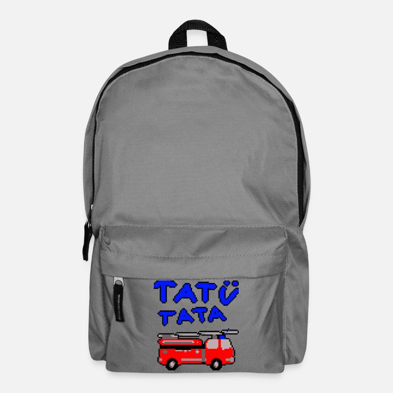 Feuerwehr Tatütata - Rucksack - Mittelgrau