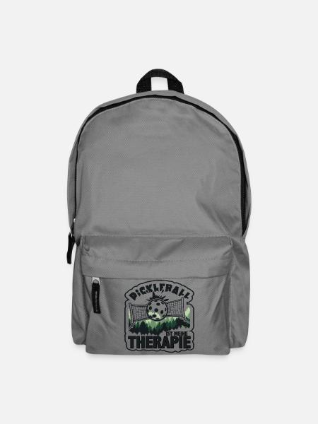 Pickleball Therapie Schläger Freizeitsport - Rucksack - Mittelgrau