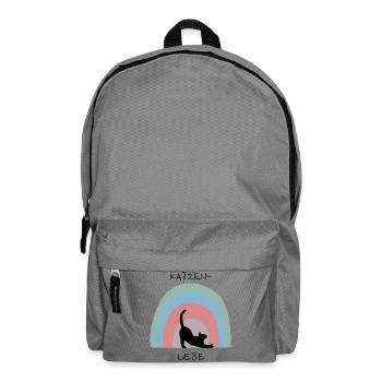 Amour des chats - Sac à dos - gris éléphant - Devant