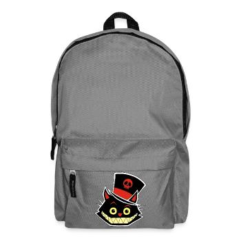 chat et chapeau - Sac à dos - gris éléphant - Devant