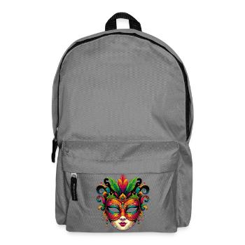 Venice Carnival Mask - Backpack - elephant grey - Front