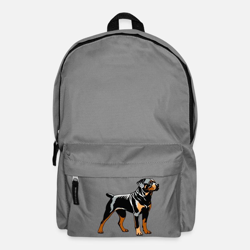 Rottweiler - Pet Dog Sticker - Rucksack - Mittelgrau