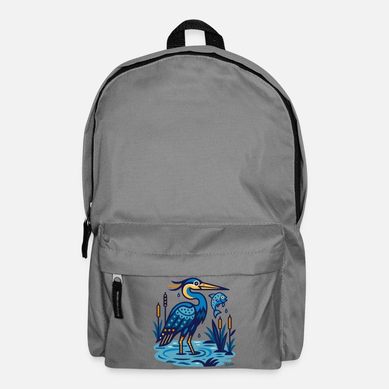 Graureiher - Rucksack - Mittelgrau