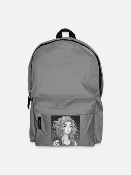 Hello Beautiful - Rucksack - Mittelgrau