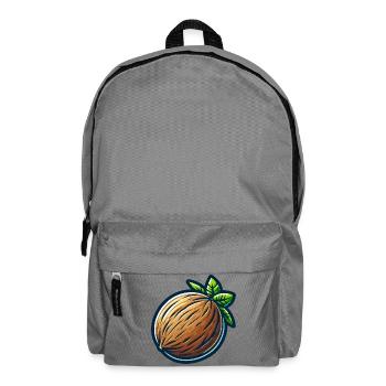 Tropical Nut Drawn - Backpack - elephant grey - Front