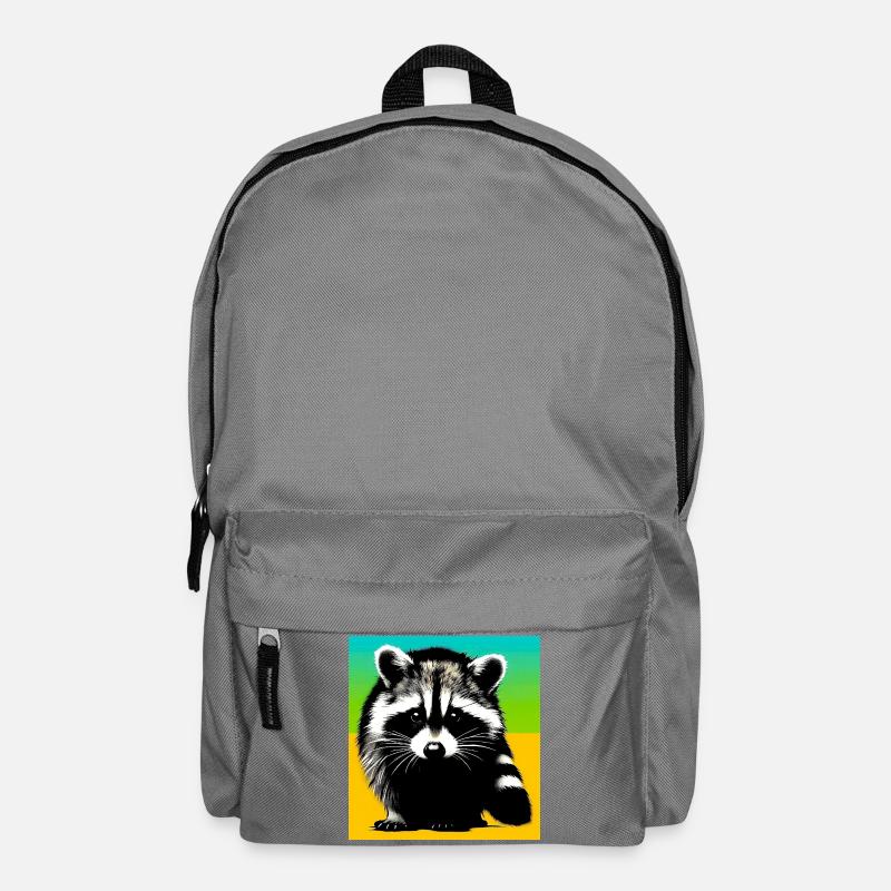 Waschbär - Rucksack - Mittelgrau