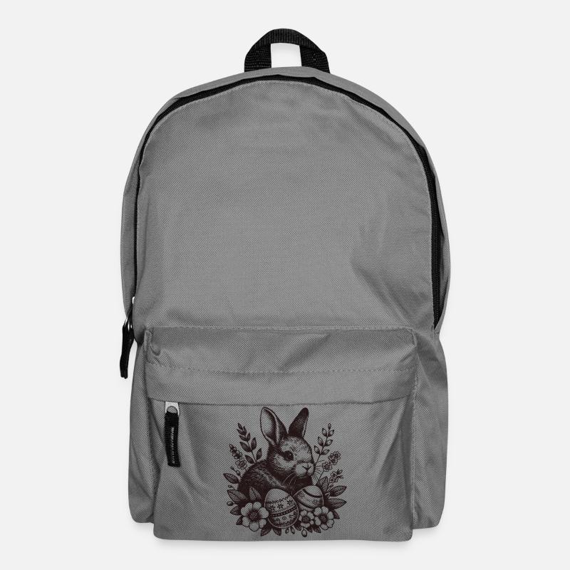 Osterhase - Rucksack - Mittelgrau