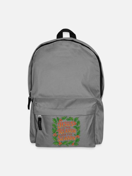 Jesus ist der Grund für die Jahreszeit - Rucksack - Mittelgrau
