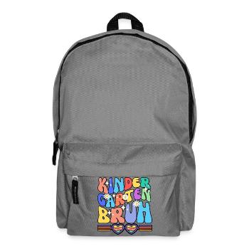 JARDIN D’ENFANTS BRUH - Sac à dos - gris éléphant - Devant