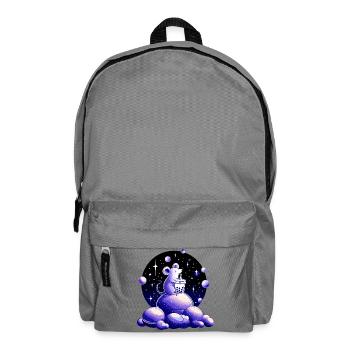 Mondträume Maus mit Bubble Tea - Rucksack - Mittelgrau - Vorne
