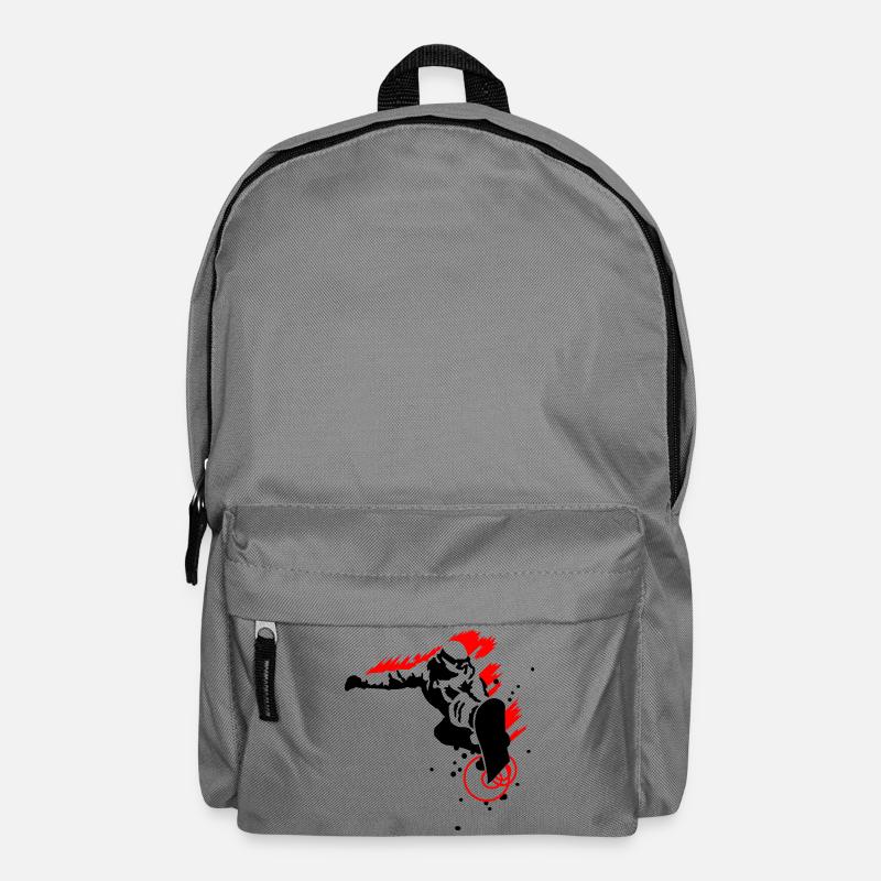 Snowboarder - Rucksack - Mittelgrau