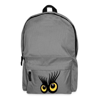 Yeux - Sac à dos - gris éléphant - Devant