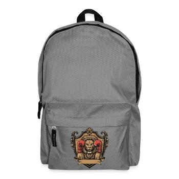 Lion Boxer MMA - Backpack - elephant grey - Front