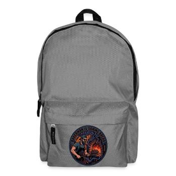 Maître boulanger au four - Sac à dos - gris éléphant - Devant