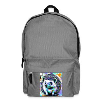 hedgehog - Backpack - elephant grey - Front