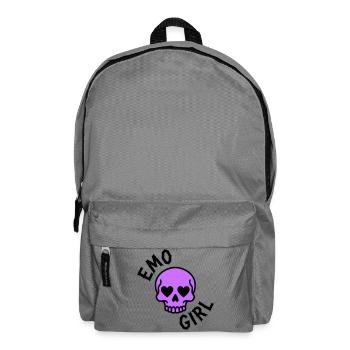emo girl - Backpack - elephant grey - Front