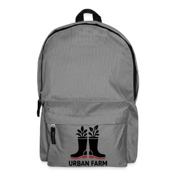 Urban Farm Rubber Boots Logo - Backpack - elephant grey - Front