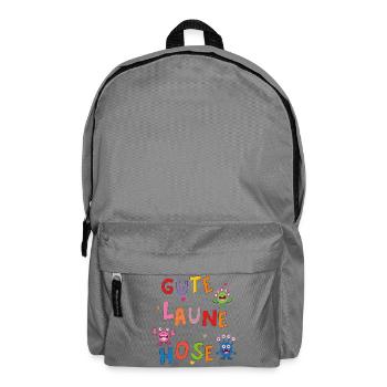 Gute Laune Hose  - Rucksack - Mittelgrau - Vorne