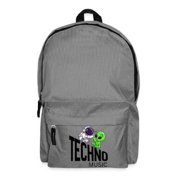 Cosmic Buddy: Astronaut & Alien - Backpack - elephant grey - Front