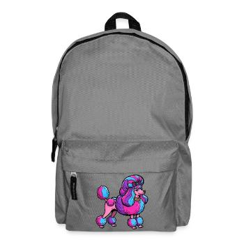 Neon Pudel Couture - Rucksack - Mittelgrau - Vorne