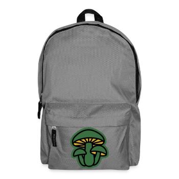 Wald Pilze Natur Icon - Rucksack - Mittelgrau - Vorne
