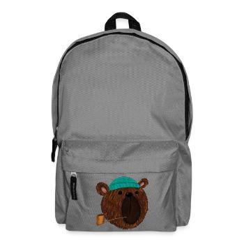 Kapitän Bär der alte Seebär - Rucksack - Mittelgrau - Vorne