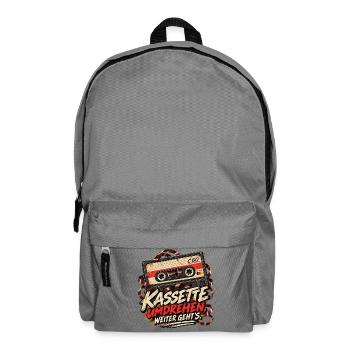 Kassette - Rucksack - Mittelgrau - Vorne