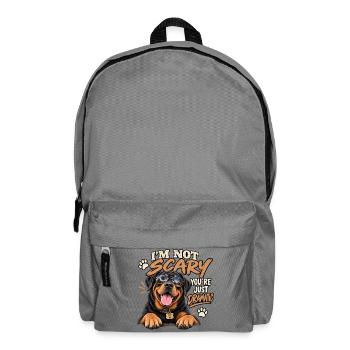 Ich bin nicht gruselig, du bist dramatisch - Rucksack - Mittelgrau - Vorne