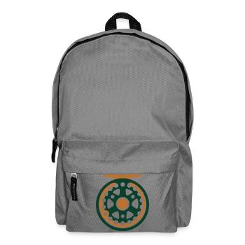 Fliegenrolle Angel Icon - Rucksack - Mittelgrau - Vorne
