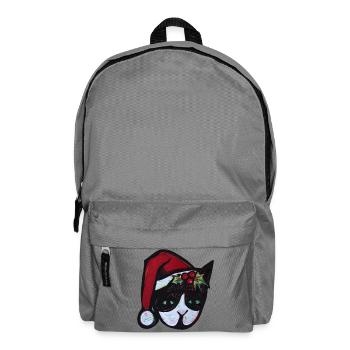 Panda-Weihnachtsmann-Stechpalmenmaske - Rucksack - Mittelgrau - Vorne