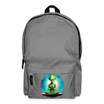 Aliens Yoga / Yogi Alien - Rucksack - Mittelgrau - Vorne