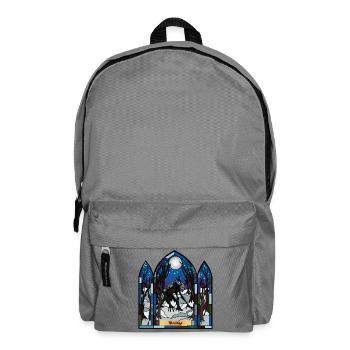 Wendigo Mondschein-Buntglas - Rucksack - Mittelgrau - Vorne