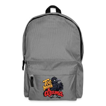 Krähe - Rucksack - Mittelgrau - Vorne