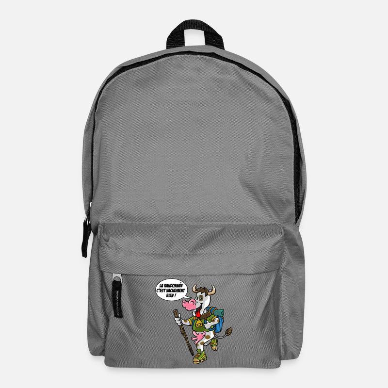 la vache en randonnée - Sac à dos - gris éléphant