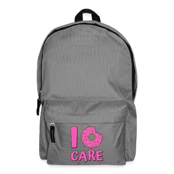 I donut care - Rucksack - Mittelgrau - Vorne