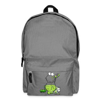 Farbfrosch - Frosch - Rucksack - Mittelgrau - Vorne