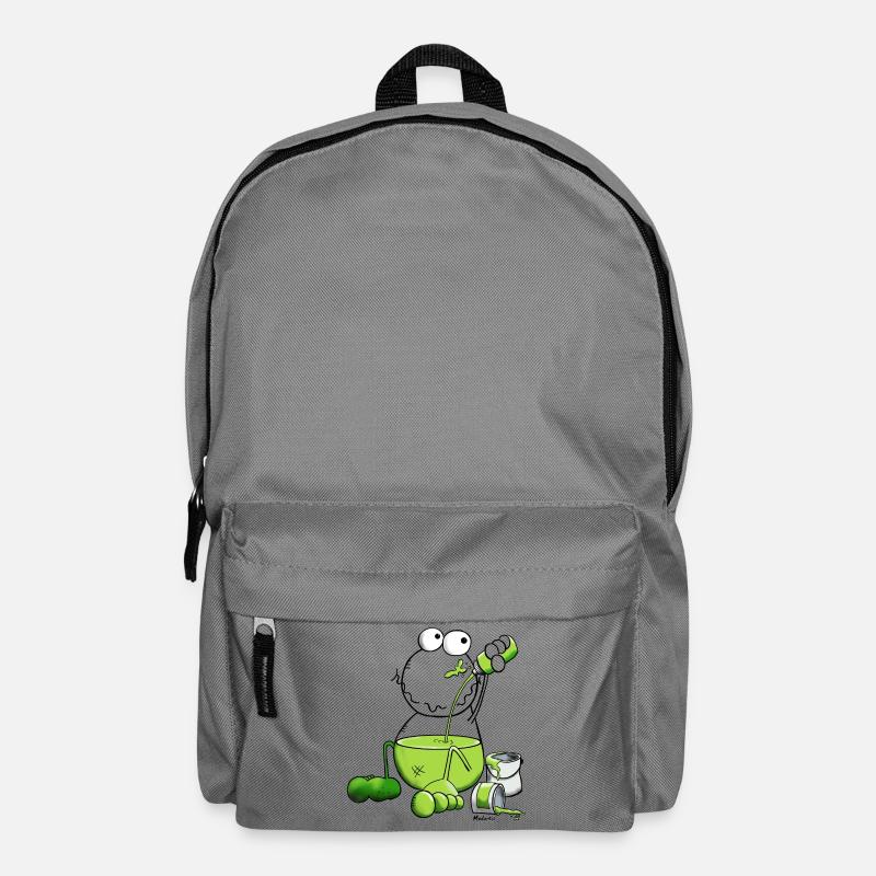 Farbfrosch - Frosch - Rucksack - Mittelgrau