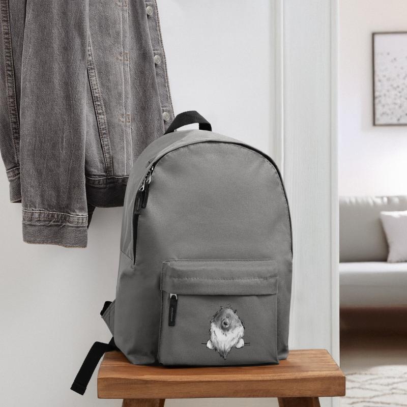 Funny Wolfsspitz I Comic Dog Gift Backpack