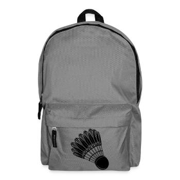 Badminton Badminton Badminton Drawing - Backpack - elephant grey - Front
