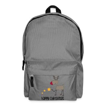 Weihnachten - Rucksack - Mittelgrau - Vorne